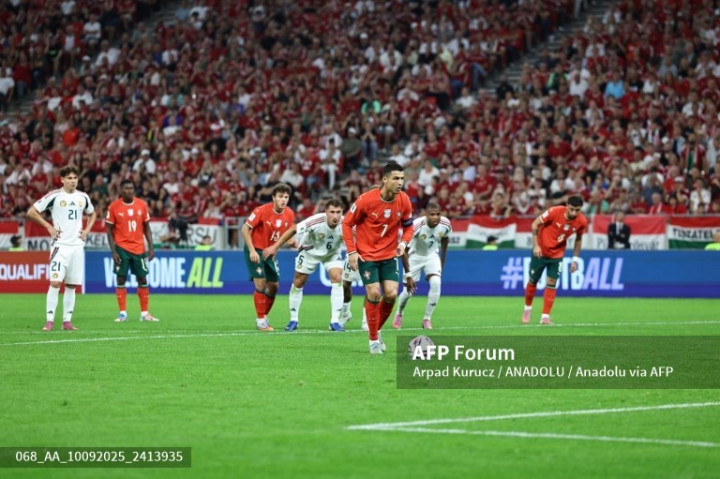 Kualifikasi Piala Dunia 2026: Portugal Menang Tipis atas Hungaria, CR7 Cetak Gol Lewat Titik Putih