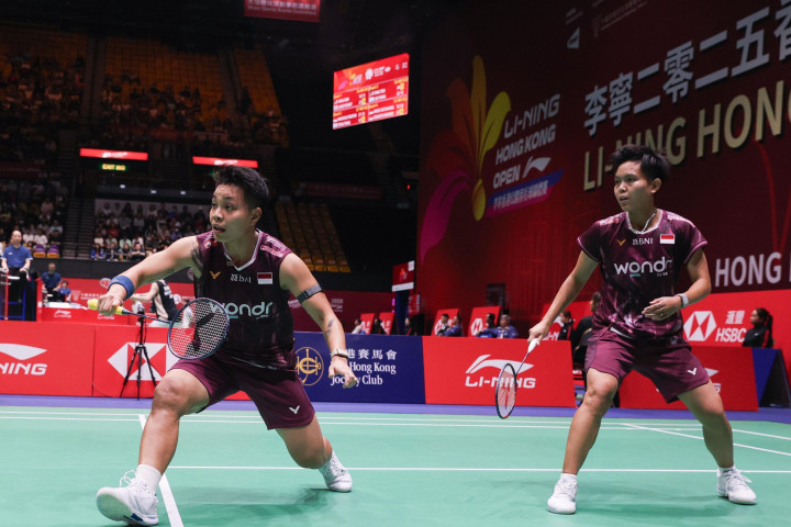 Hong Kong Open 2025: Apri/Fadia Singkirkan Rachel/Febi