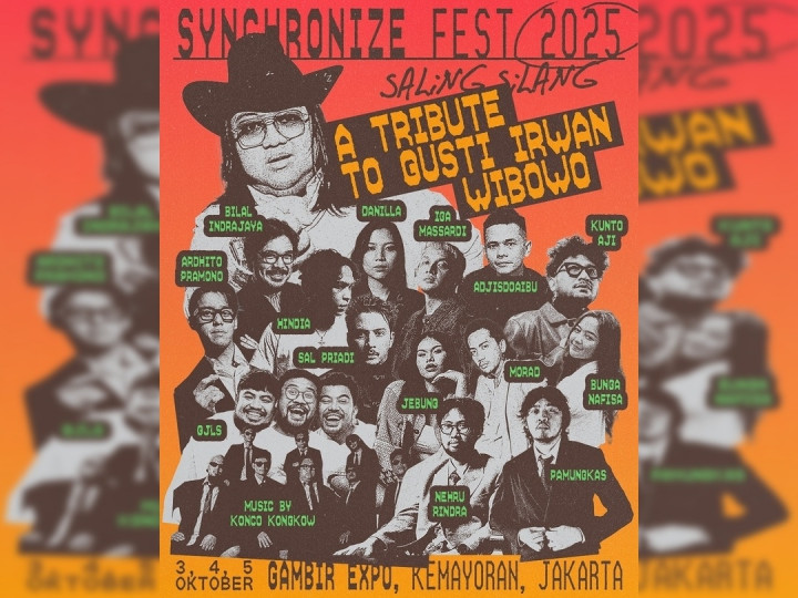 Cerita di Balik Tribut Gustiwiw di Synchronize Fest 2025, Ternyata Usulan Penyanyi Ini