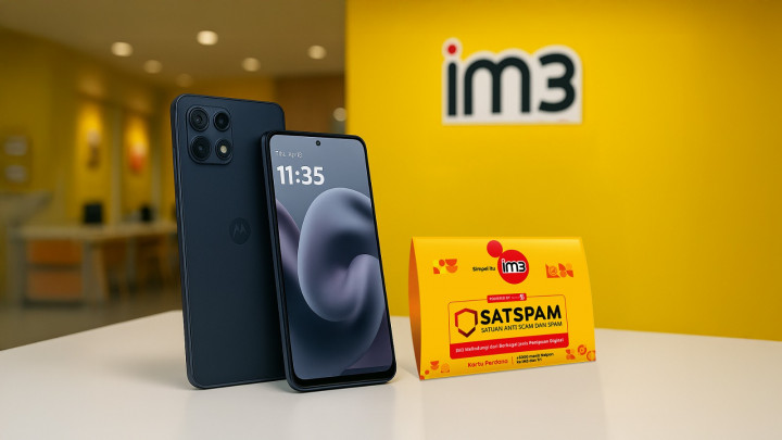 IM3 dan Motorola Buka Bundling Moto g86 Power 5G Pakai SATSPAM