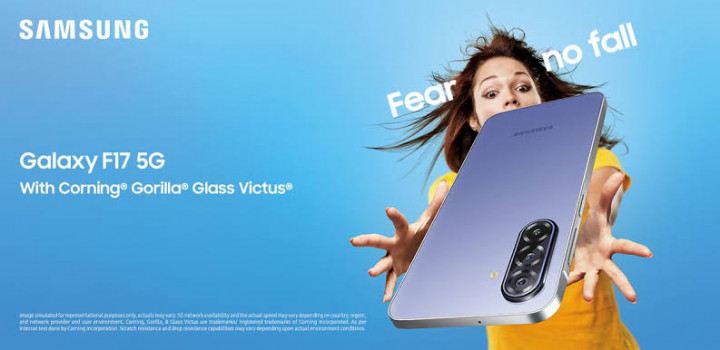 Samsung Galaxy F17 5G Sudah Hadir, Bodi Tipis dan Update Android 6 Tahun