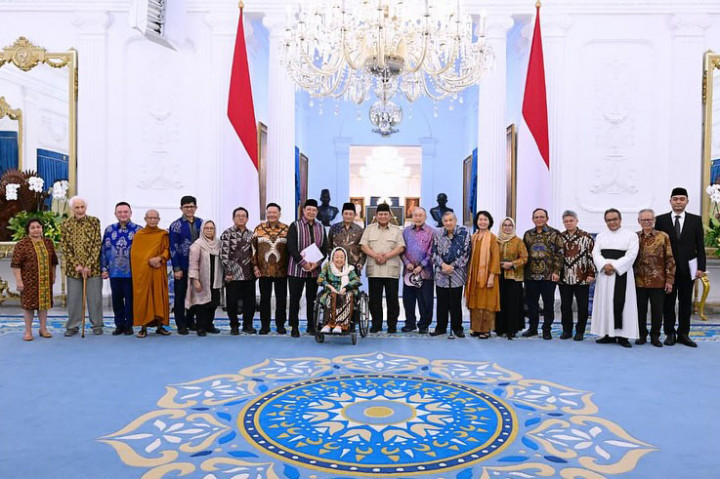 Presiden Prabowo Berdialog Dengan Tokoh Gerakan Nurani Bangsa di Istana Merdeka