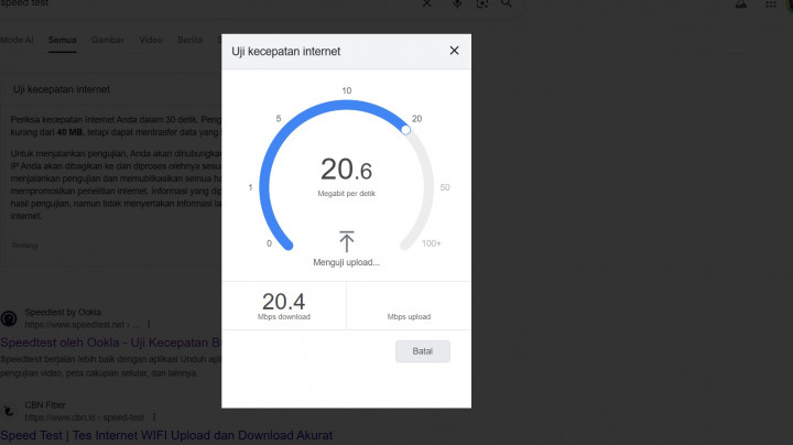 Google Bisa Dipakai untuk Cek Kecepatan Internet, Begini Caranya