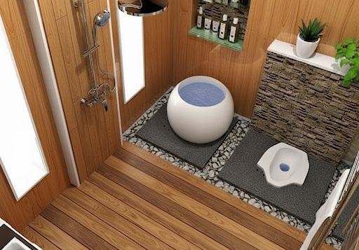 Tips Bikin WC Jongkok Terlihat Stylish ala Kamar Mandi Kekinian