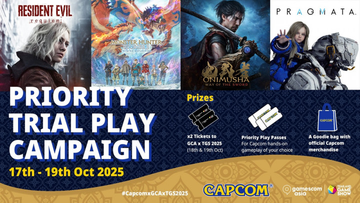 Capcom Siap Meriahkan gamescom asia x Thailand Game Show 2025