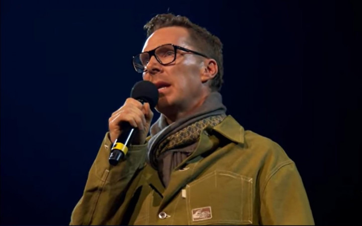 Benedict Cumberbatch Bacakan Puisi Penyair Palestina di Konser Together for Palestine