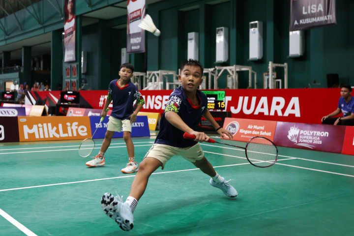 Para Pebulu Tangkis Muda Berjuang Keras ke Semifinal Superliga Junior 2025