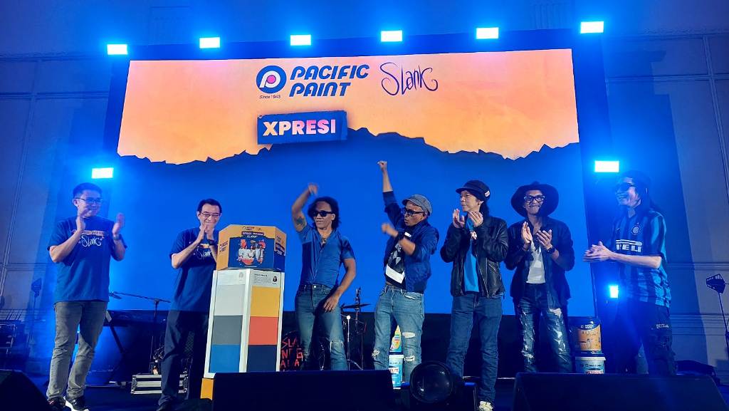 Dua nama besar lintas generasi, Pacific Paint dan Slank, resmi menghadirkan kolaborasi istimewa lewat peluncuran set warna eksklusif. Dok. Ist