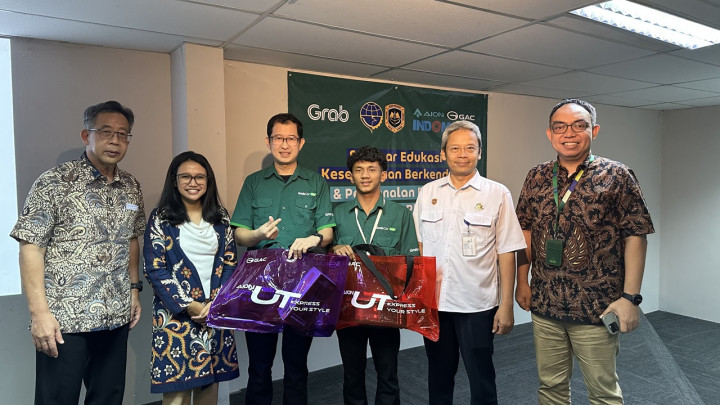 GAC AION dan Grab Indonesia Kampanyekan Keselamatan Berkendara