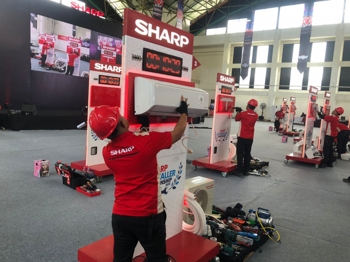 Sharp Gelar Kompetisi Teknisi AC Skala Nasional, Ini Daftar Pemenangnya