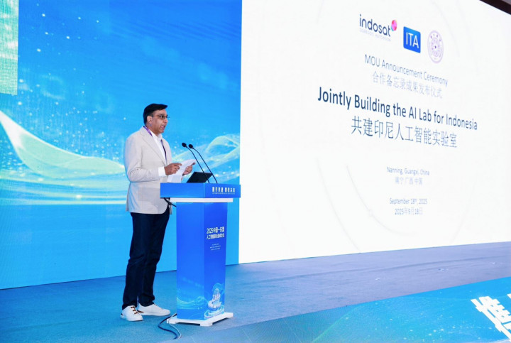 Indosat, ITA, dan Tsinghua University Dirikan Pusat Aplikasi AI Perkuat Ekosistem