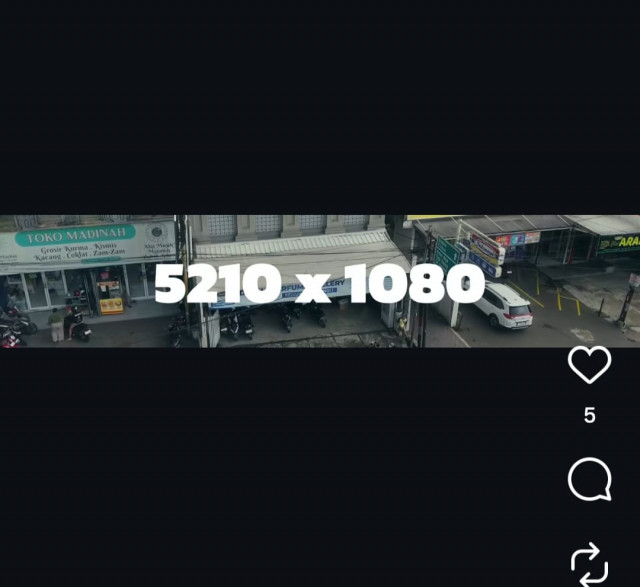 video 5210 x 1080 Instagram