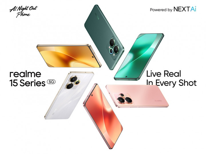 realme 15 Series 5G Hadir di Indonesia 8 Oktober, Usung Tema “AI Night Out Phone”