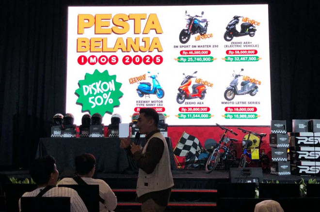 Pesta Belanja IMOS 2025, saatnya beli motor dan perlengkapan berkendara dengan harga murah. medcom-uda
