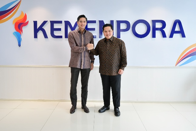 Menpora Ketemu Ketua Perbasi Bahas Persiapan Timnas Basket