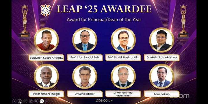 Top! Dekan FEM IPB Prof Irfan Raih Penghargaan Principal/Dean of The Year 2025