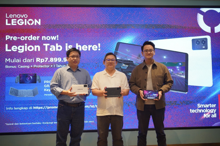 Lenovo Rilis Legion Tab Terbaru di Indonesia, Ini Spesifikasi dan Harganya?