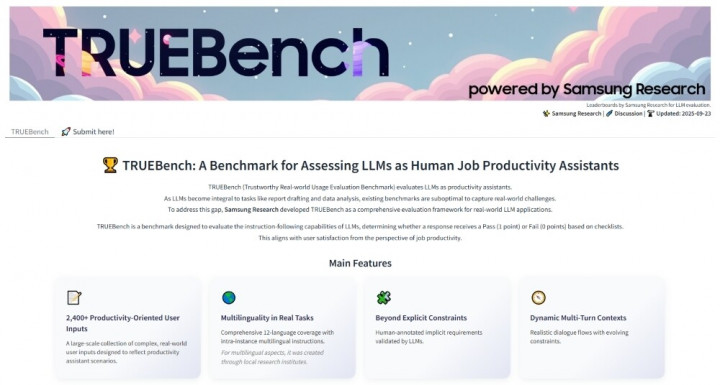 Samsung TRUEBench, Benchmark Terbaru Ukur Produktivitas AI di Dunia Nyata