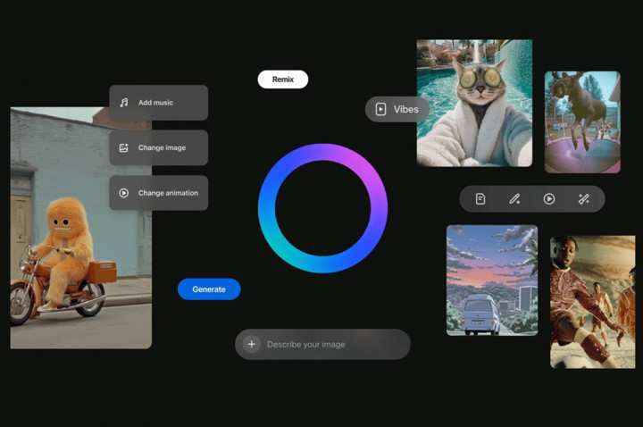 Meta Luncurkan Vibes, Feed Video Pendek Berbasis Konten AI