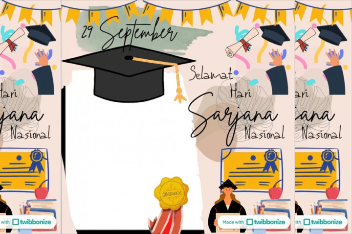 Twibbon untuk Merayakan Hari Sarjana Nasional 2025