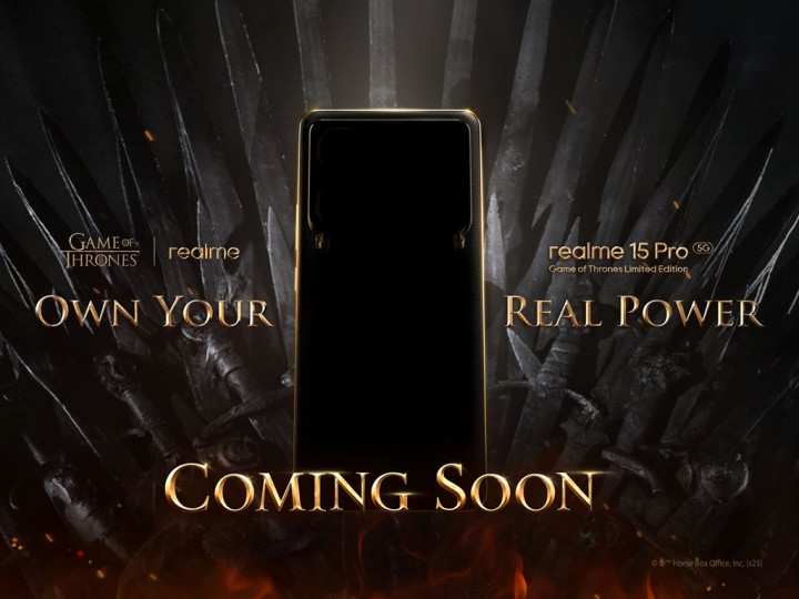 realme 15 Pro Hadirkan Edisi Game of Thrones, Smartphone Crossover Pertama di Dunia