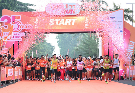 Dari GBK hingga Virtual Run, 8.500 Pelari Ramaikan Guardian Run 2025