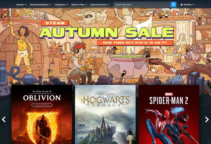7 Game Besar Siap Guncang Steam Autumn Sale Oktober 2025
