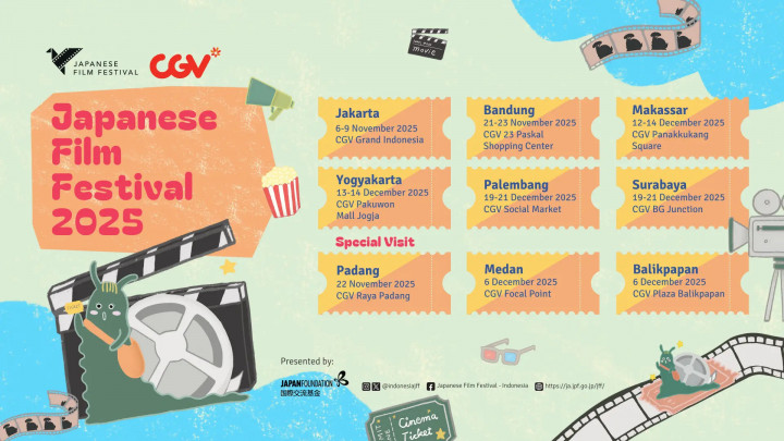 Harga Tiket JFF 2025 Mulai Rp15 Ribu, Cek Daftar Film dan Jadwal Tayang di Kotamu