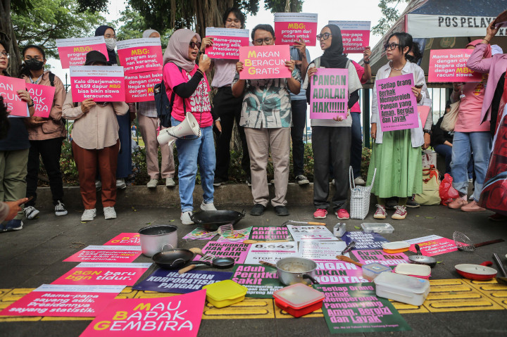 ​Soroti Masalah Program MBG, Suara Ibu Peduli Gelar Aksi di Monas