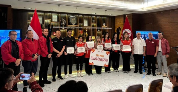 PB ESI Apresiasi Prestasi dan Komitmen Bela Negara Atlet Indonesia