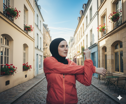 Prompt Gemini Ai untuk Foto Sendiri Tengah Kota Jalanan Eropa