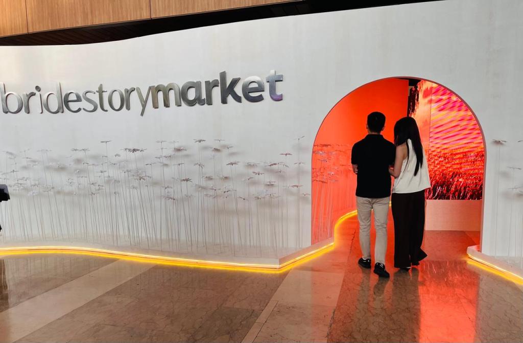 Bridestory Market hadir di ICE BSD sejak 2 hingga 5 Oktober 2025 dengan Tren Whimsical Meadow. Dok. A. Firdaus/Medcom