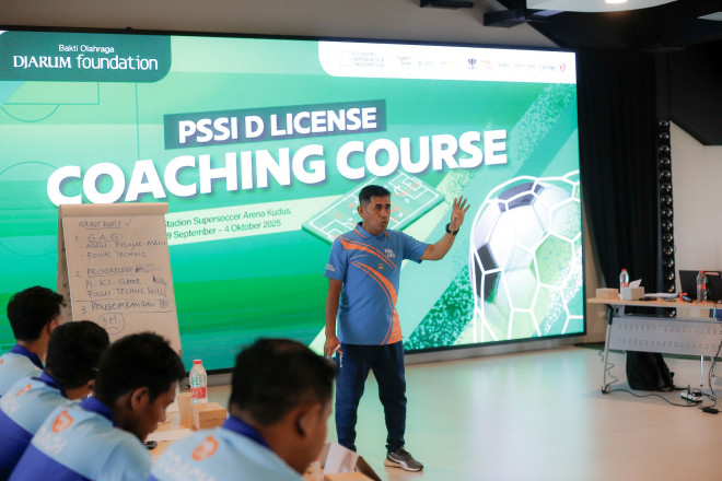 Kursus kepelatihan oleh Djarum Foundation dan PSSI (dok. Djarum Foundation)