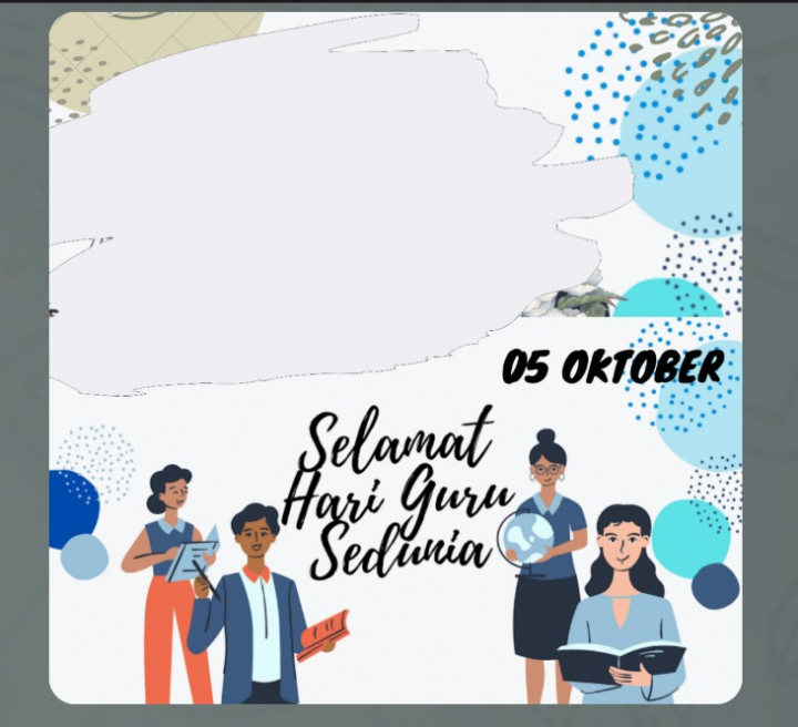 Kumpulan Twibbon Hari Guru Sedunia 2025, Cocok Diunggah di Media Sosial