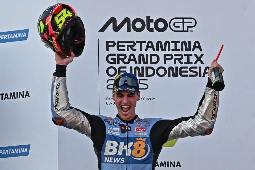 GP Mandalika: Pembalap Rookie Fermin Aldeguer jadi Juara
