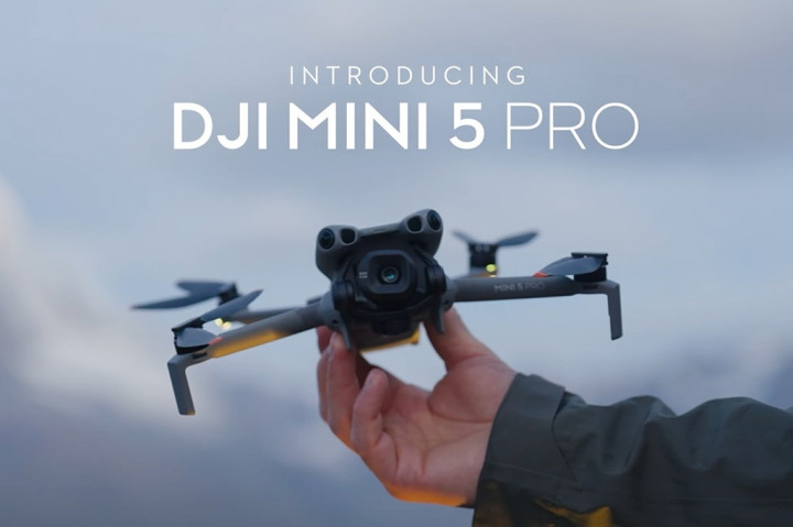 DJI Resmi Luncurkan Mini 5 Pro, Drone Mungil Buat Kreator