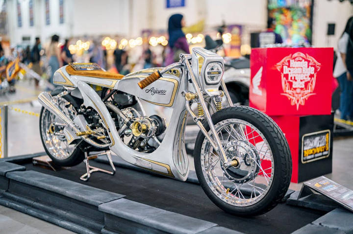 Motor Custom Honda Stylo 160 Buatan Indonesia Bakal Dipamerkan Di Jepang