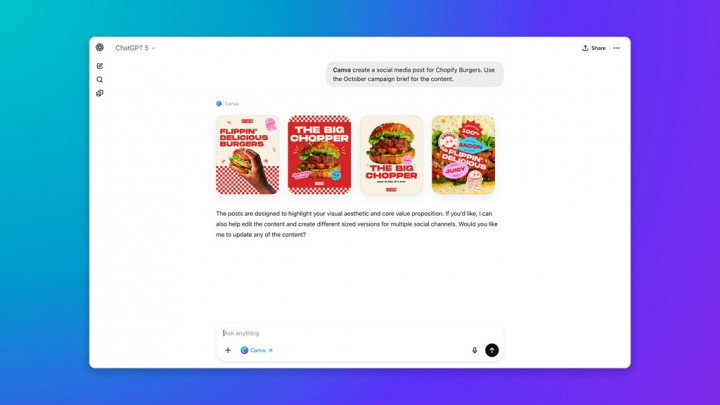 Makin Praktis, Canva Hadirkan Fitur Desain Langsung di ChatGPT