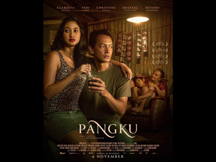 Keintiman Fedi Nuril dan Claresta Taufan di Poster Film Pangku Karya Reza Rahadian