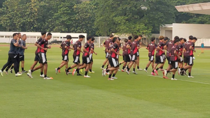 Timnas U-23 Gelar Latihan Terakhir Jelang Lawan India Besok