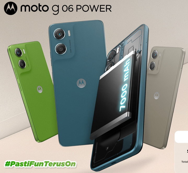 Motorola Resmi Luncurkan moto g06 Power di Indonesia