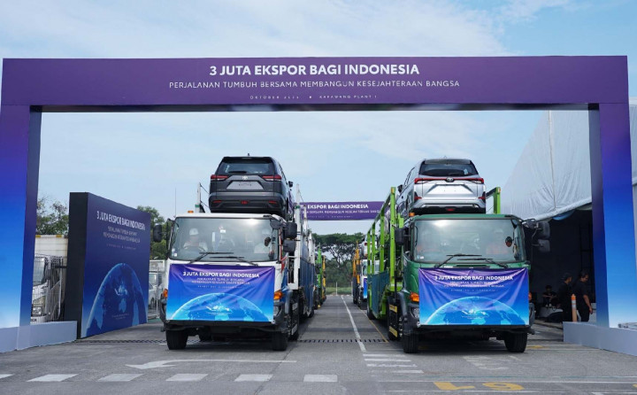 Toyota Indonesia Cetak Rekor Ekspor 3 Juta Mobil ke Berbagai Negara