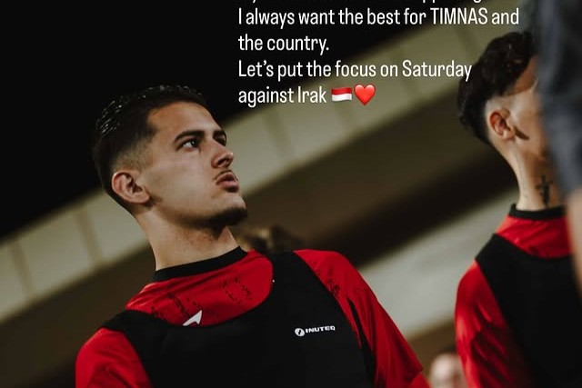 Timnas Indonesia Kalah dari Arab Saudi, Justin Hubner Minta Maaf atas Unggahan Kekasihnya