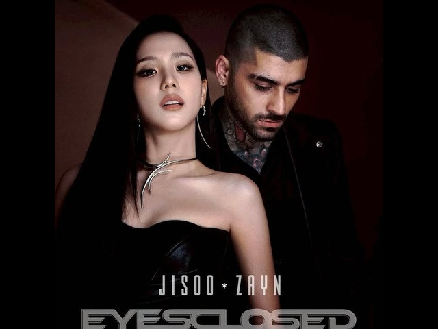 Poster kolaborasi Ji-soo BLACKPINK dan Zayn Malik (Foto: Instagram/sooyaaa__)