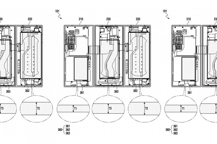 Paten Samsung Ungkap Desain Galaxy Z Trifold dengan Tiga Baterai