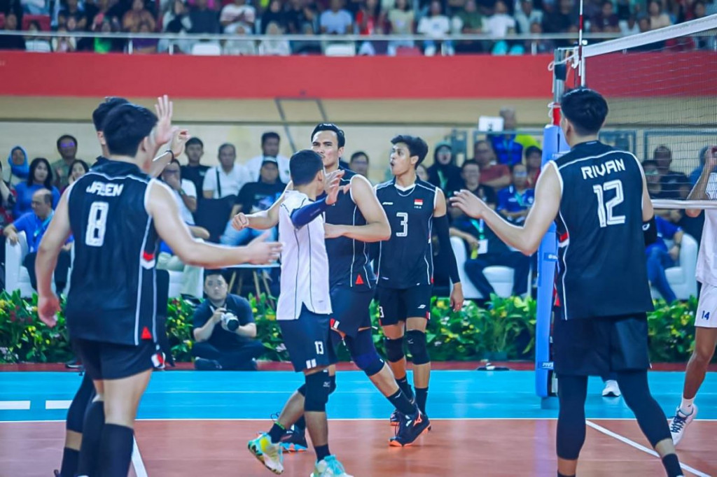 Timnas Voli Putra Indonesia. (Foto: Dok. PBVSI)