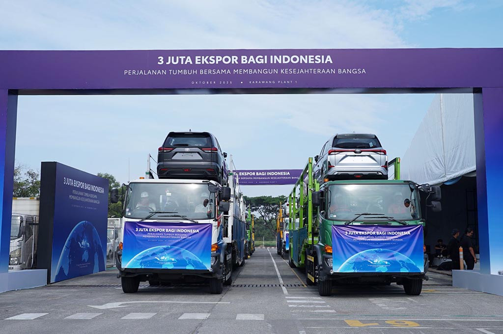Acara “Tiga Juta Ekspor bagi Indonesia, Perjalanan Tumbuh Bersama Membangun Kesejahteraan Bangsa” oleh PT Toyota Motor Manufacturing Indonesia (TMMIN). Toyota