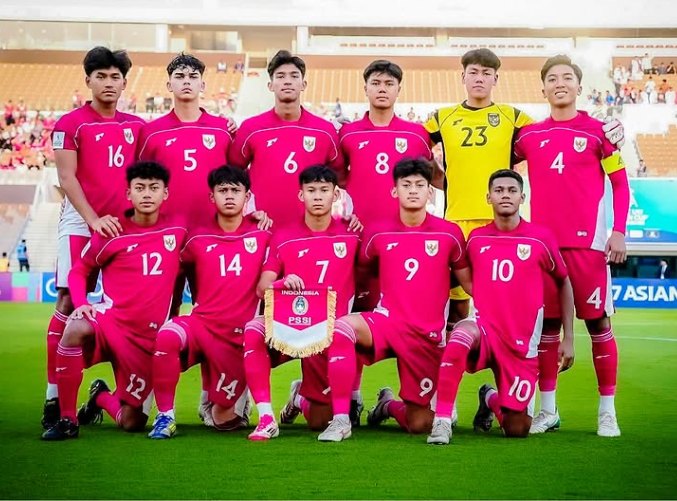 Babak 1, Timnas Indonesia U-23 Sementara Tertinggal dari India