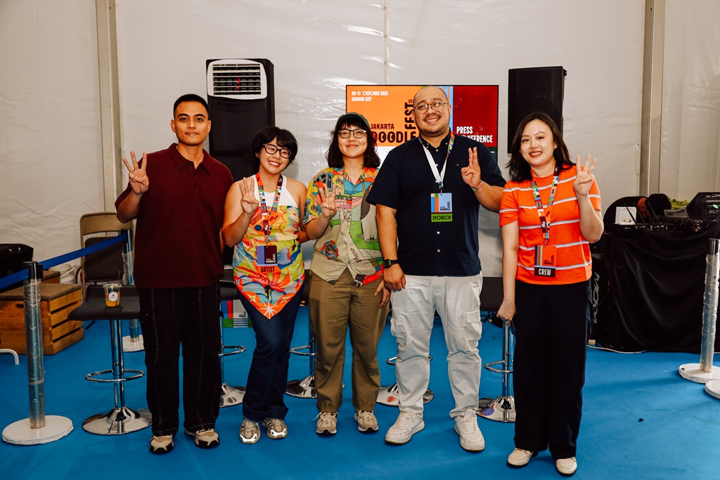 Dari kiri ke kanan: Leo Pradana, Nadya Noor, Sherchle, Willy Apriando, Christine Laifa. Dok. Ist