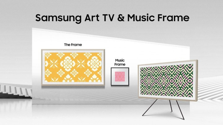 Ubah Rumah Jadi Galeri Motif Batik dengan Samsung Art TV